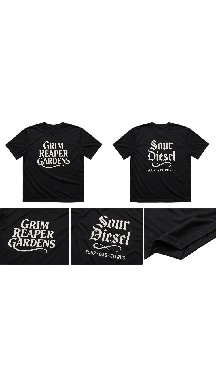 Grim Reaper Gardens T shirt